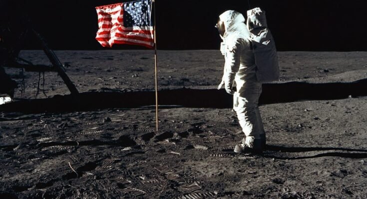 what is the first name of the first man to step on the moon?