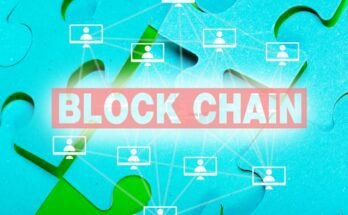 How does a block of data on a blockchain get locked?